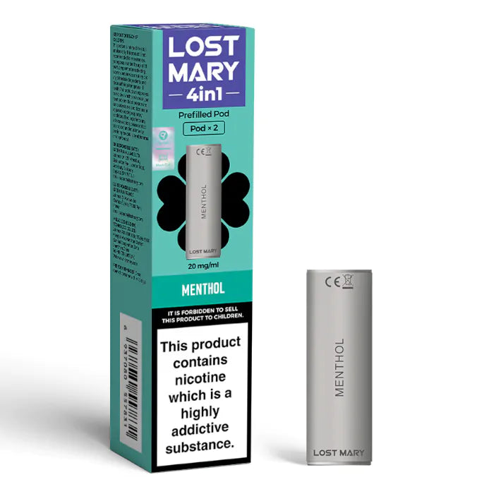 Lost Mary 4-in-1 Prefilled Pods - Menthol - 2PK