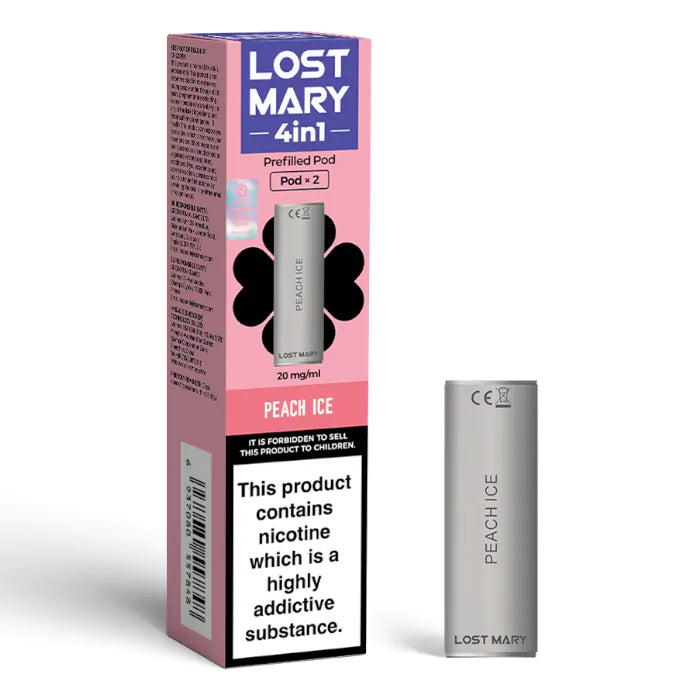 Lost Mary 4-in-1 Prefilled Pods - Peach Ice - 2PK