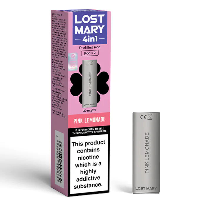 Lost Mary 4-in-1 Prefilled Pods - Pink Lemonade - 2PK