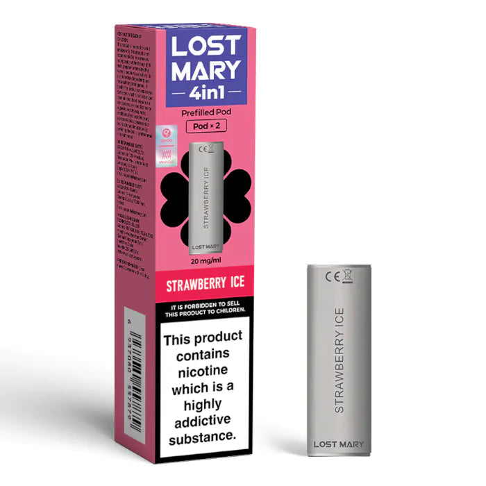Lost Mary 4-in-1 Prefilled Pods - Strawberry Ice - 2PK
