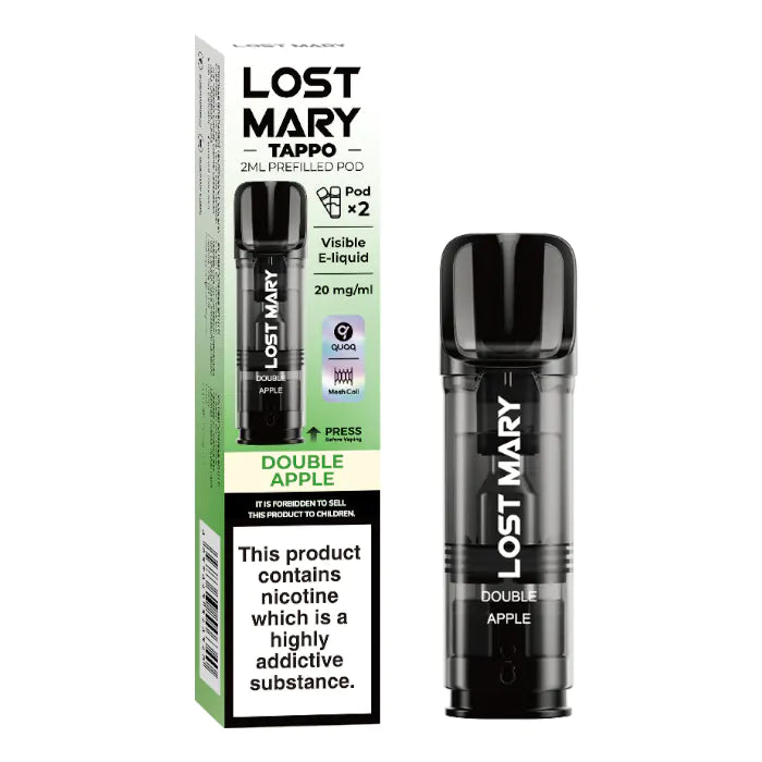 Lost Mary Tappo Prefilled Pods - Double Apple - 2PK