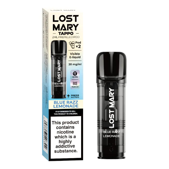 Lost Mary Tappo Prefilled Pods - Blue Razz Lemonade - 2PK