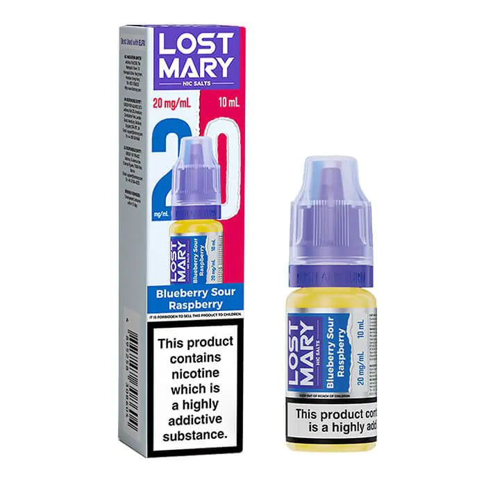 Lost Mary Nic Salt - Blueberry Sour Raspberry - 10ml E-Liquid
