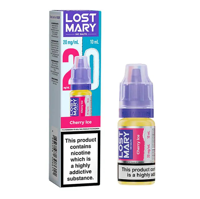Lost Mary Nic Salt - Cherry Ice - 10ml E-Liquid