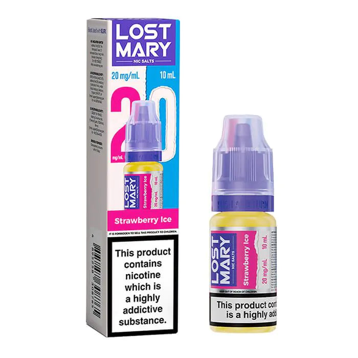 Lost Mary Nic Salt - Strawberry Ice - 10ml E-Liquid
