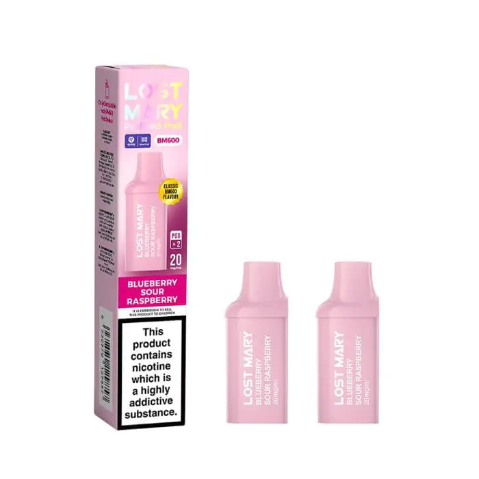 Lost Mary BM600 Prefilled Pods - Blueberry Sour Raspberry - 2PK