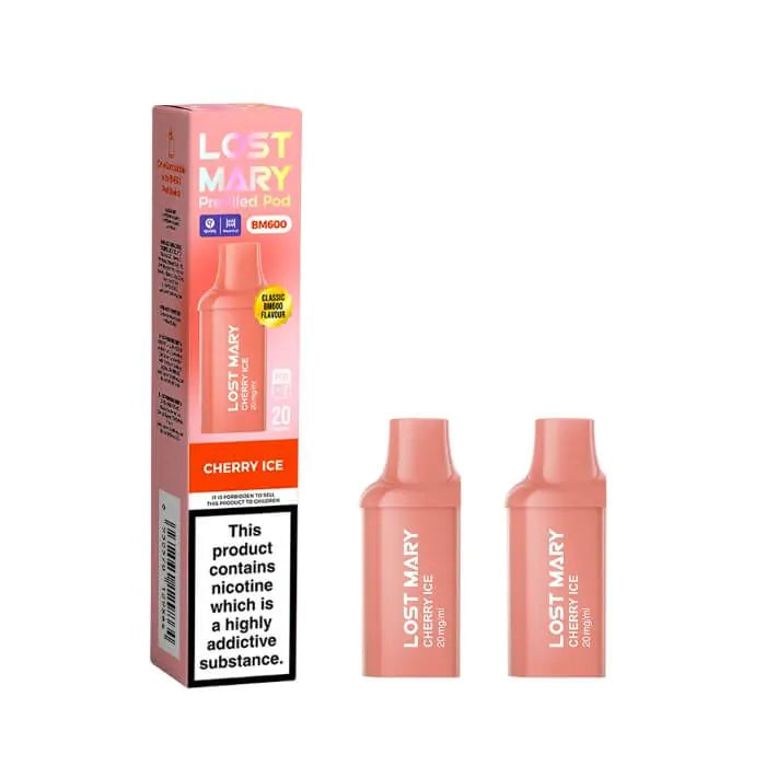 Lost Mary BM600 Prefilled Pods - Cherry Ice - 2PK