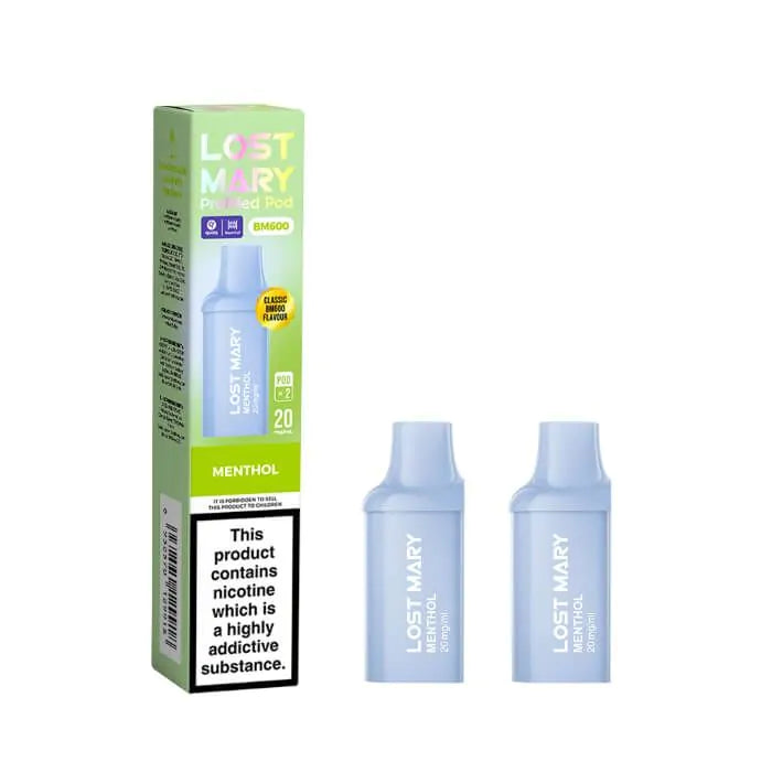 Lost Mary BM600 Prefilled Pods - Menthol - 2PK