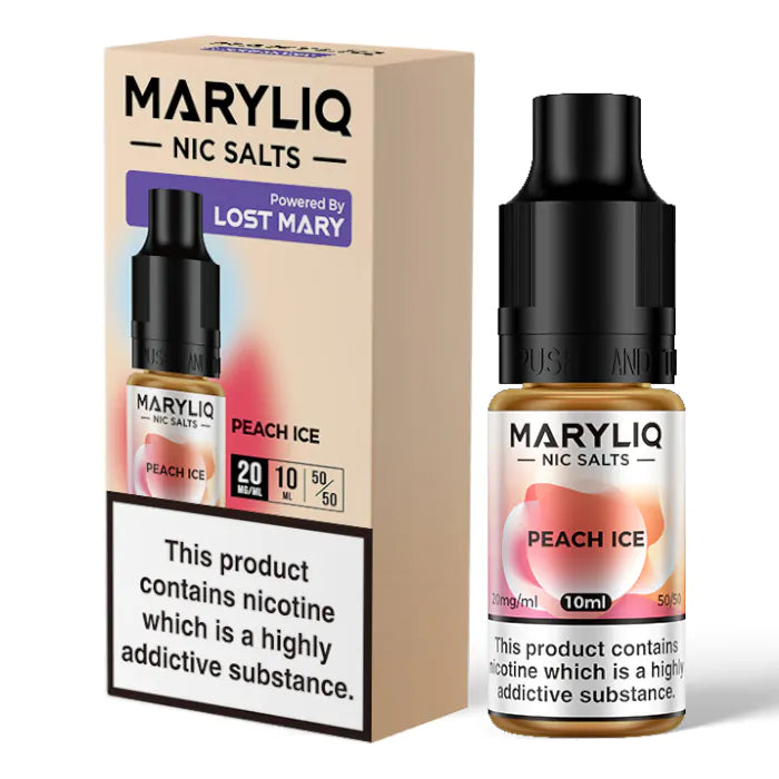 Lost Mary MARYLIQ Nic Salts - Peach Ice - 10ml E-liquid