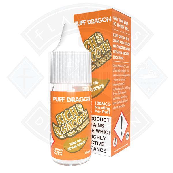 Rich and Smooth Tobacco by Puff Dragon TPD Compliant - 10ml