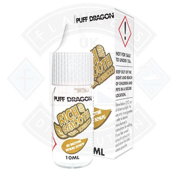 Rich and Smooth Tobacco by Puff Dragon TPD Compliant - 10ml