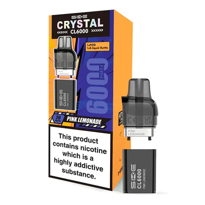 SKE Crystal CL6000 Prefilled Pod - Pink Lemonade