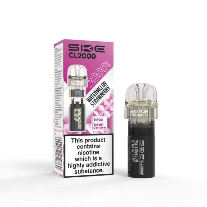 SKE Crystal CL2000 Prefilled Pods - Watermelon Strawberry