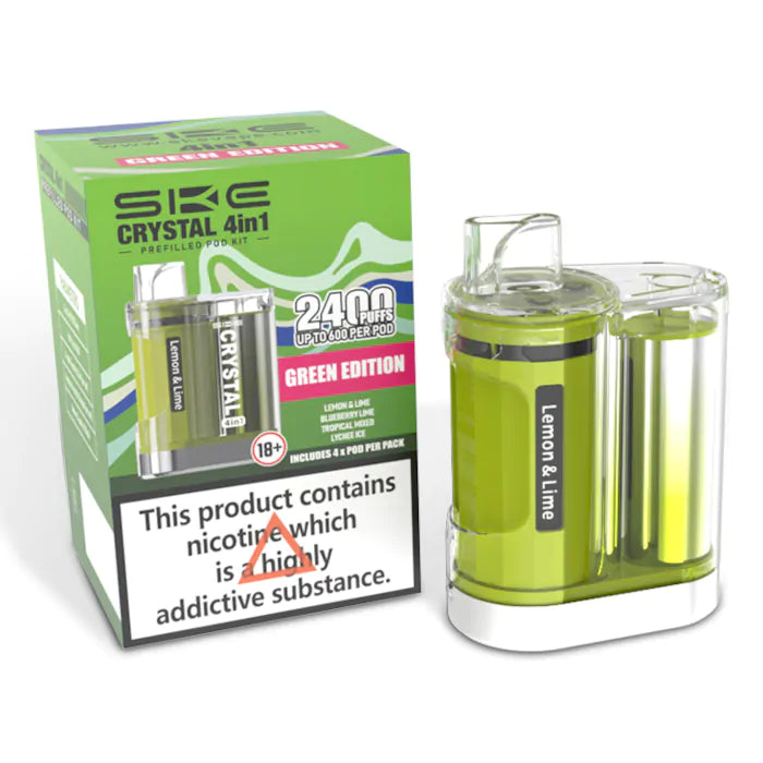 SKE Crystal 2400 4 in 1 Pod Kit - Green Edition