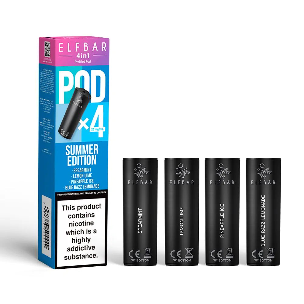ELFBAR 4-in-1 Prefilled Pods - 4PK-Summer Edition