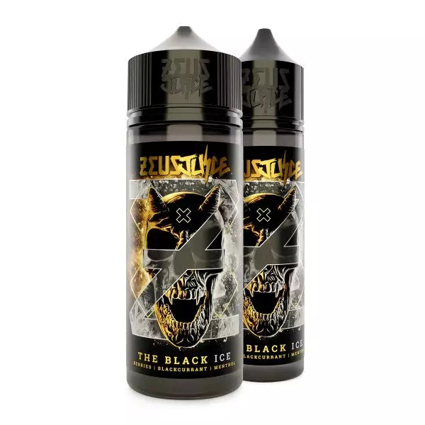 Zeus Juice The Black Ice 100ml 0mg shortfill e-liquid