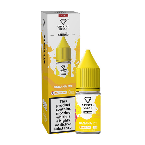 Crystal Clear Bar (10mg) Nic Salts 10ml