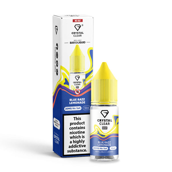 Crystal Clear Bar (10mg) Nic Salts 10ml
