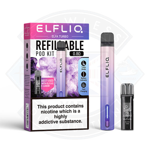 ELFLIQ ELFA TURBO VAPE KIT - Aurora Purple