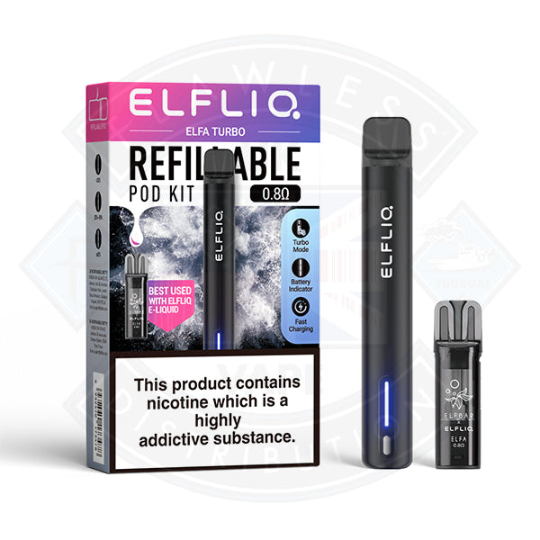 ELFLIQ ELFA TURBO VAPE KIT - Black Knight