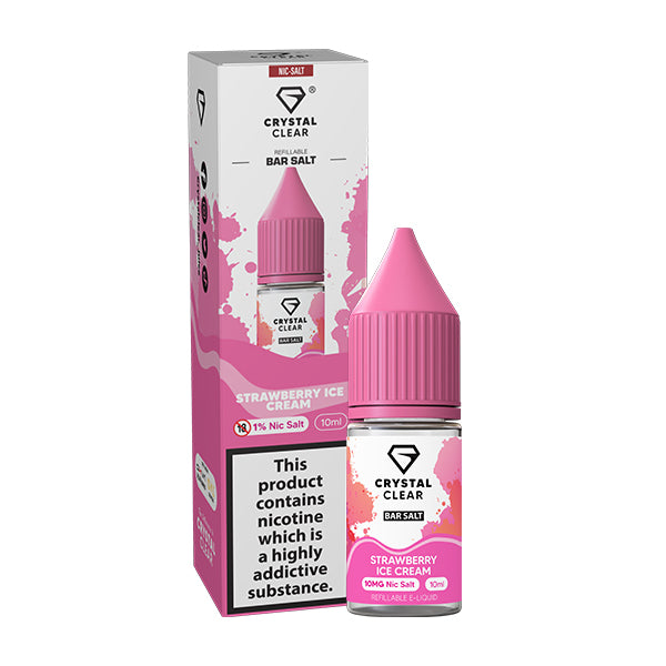 Crystal Clear Bar (10mg) Nic Salts 10ml
