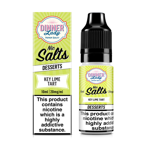 Dinner Lady Desserts Key Lime Tart 10ml Nic Salt UK