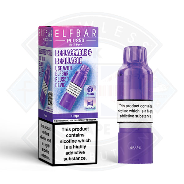 ELFBAR PLUS REFILL PACK 1PC - Grape
