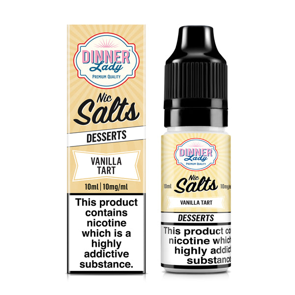 DINNER LADY NIC SALT - DESSERTS - VANILLA TART 10ML