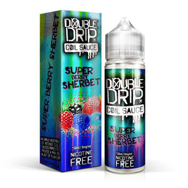 Double Drip Super Berry Sherbet 0mg 50ml Shortfill