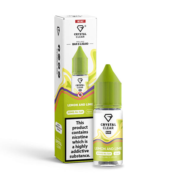 Crystal Clear Bar (20mg) Nic Salts 10ml
