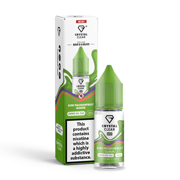 Crystal Clear Bar (20mg) Nic Salts 10ml