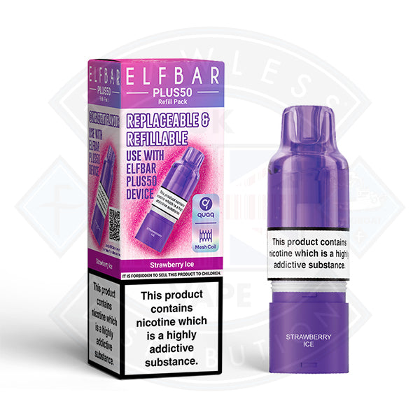 ELFBAR PLUS REFILL PACK 1PC - Strawberry Ice