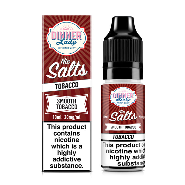 DINNER LADY NIC SALT - TOBACCO - SMOOTH TOBACCO 10ML