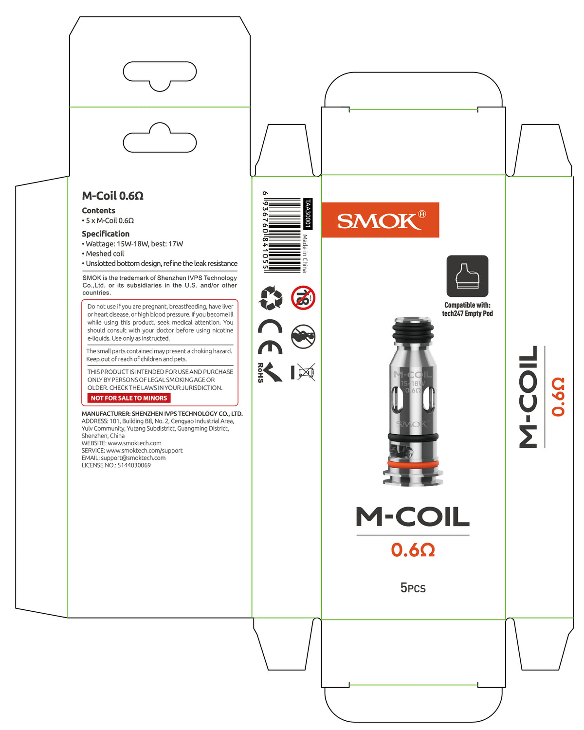 Smok RPM Coil 5 pack