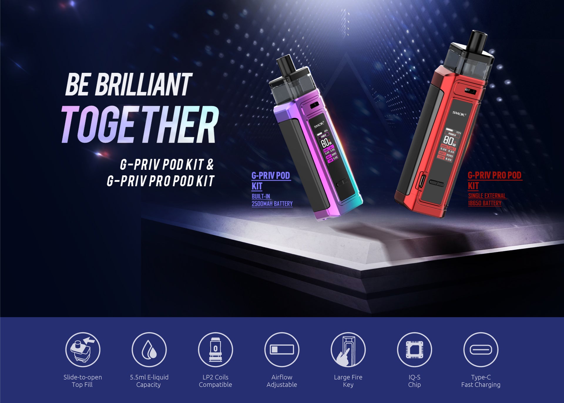 G-PRIV POD KIT & G-PRIV PRO POD KIT