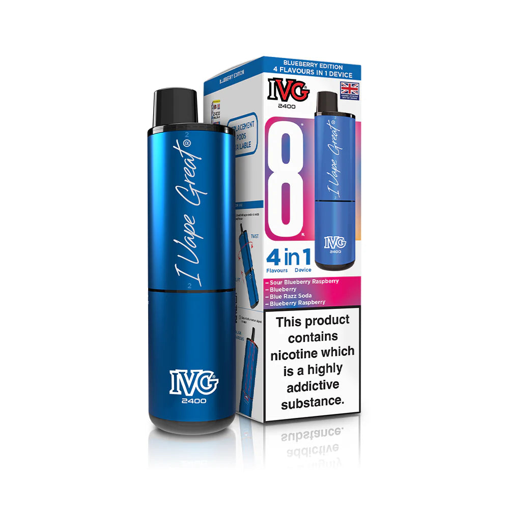IVG 2400 4-in-1 Starter Kit Blueberry Edition