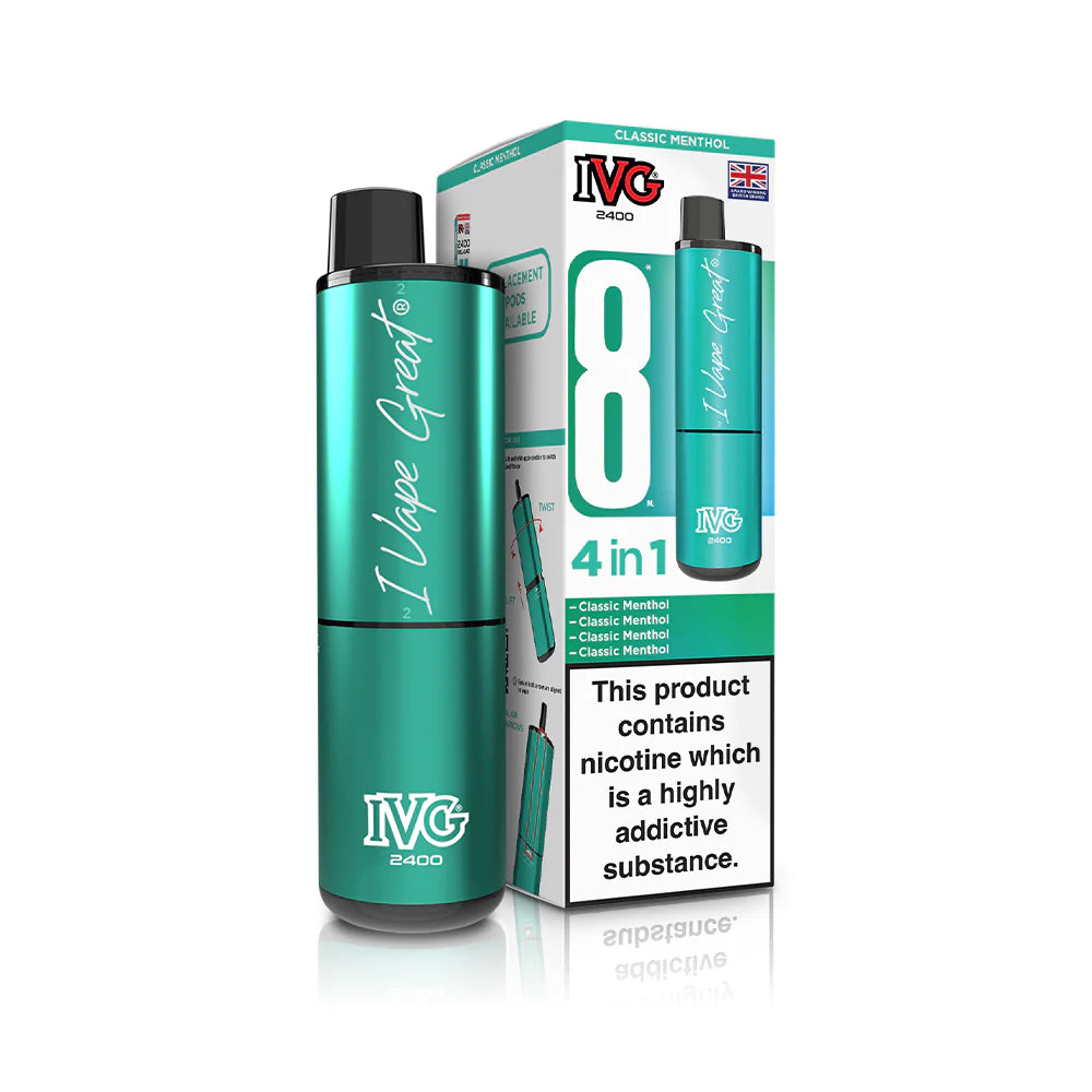IVG 2400 4-in-1 Starter Kit Classic Menthol