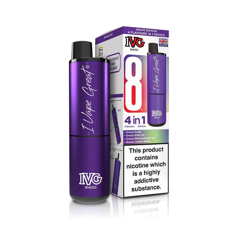 IVG 2400 4-in-1 Starter Kit Grape Edition