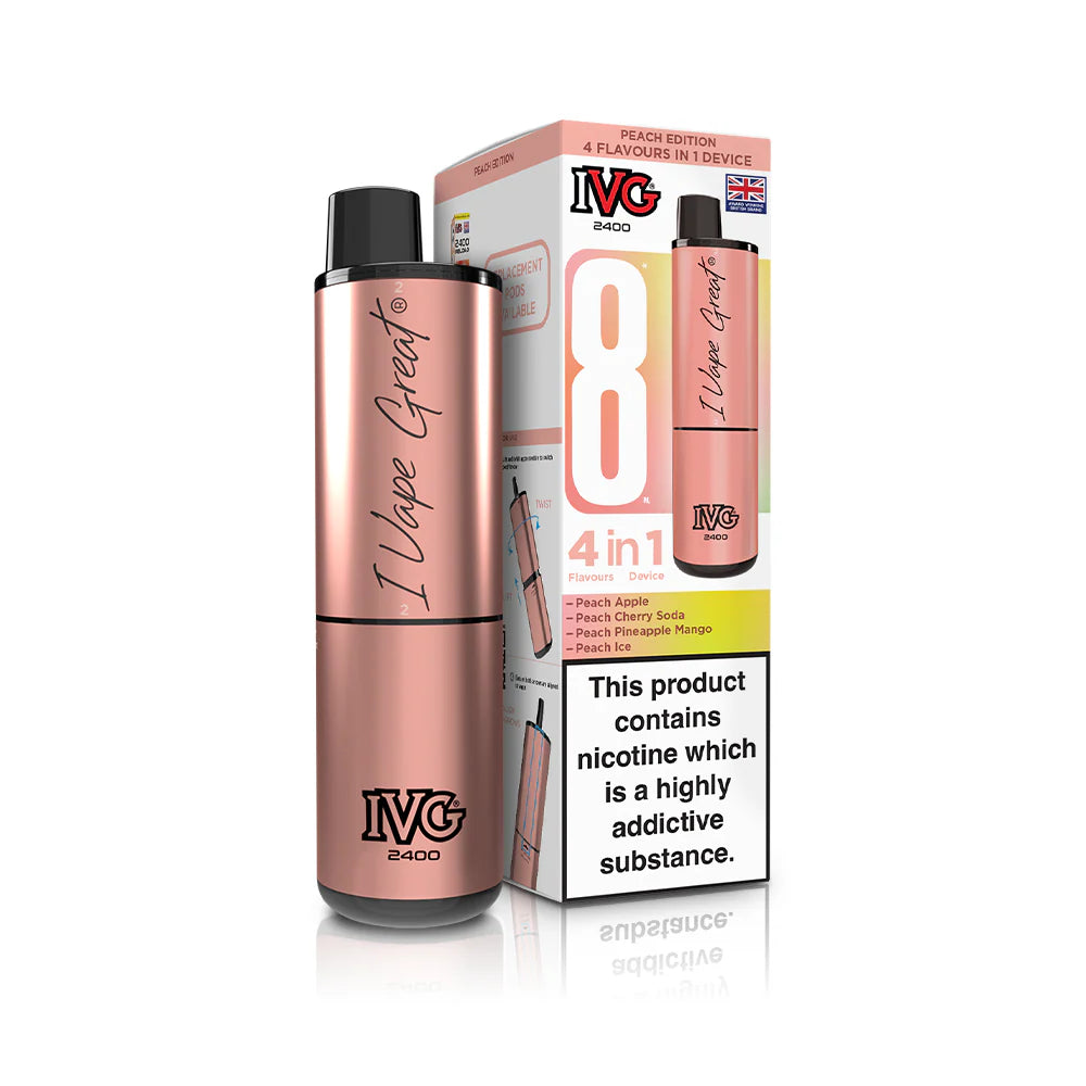 IVG 2400 4-in-1 Starter Kit Peach Edition