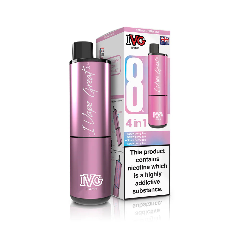 IVG 2400 4-in-1 Starter Kit Strawberry Ice