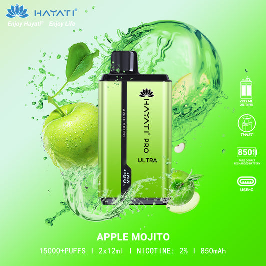 Hayati® Pro Ultra 15000 Puffs