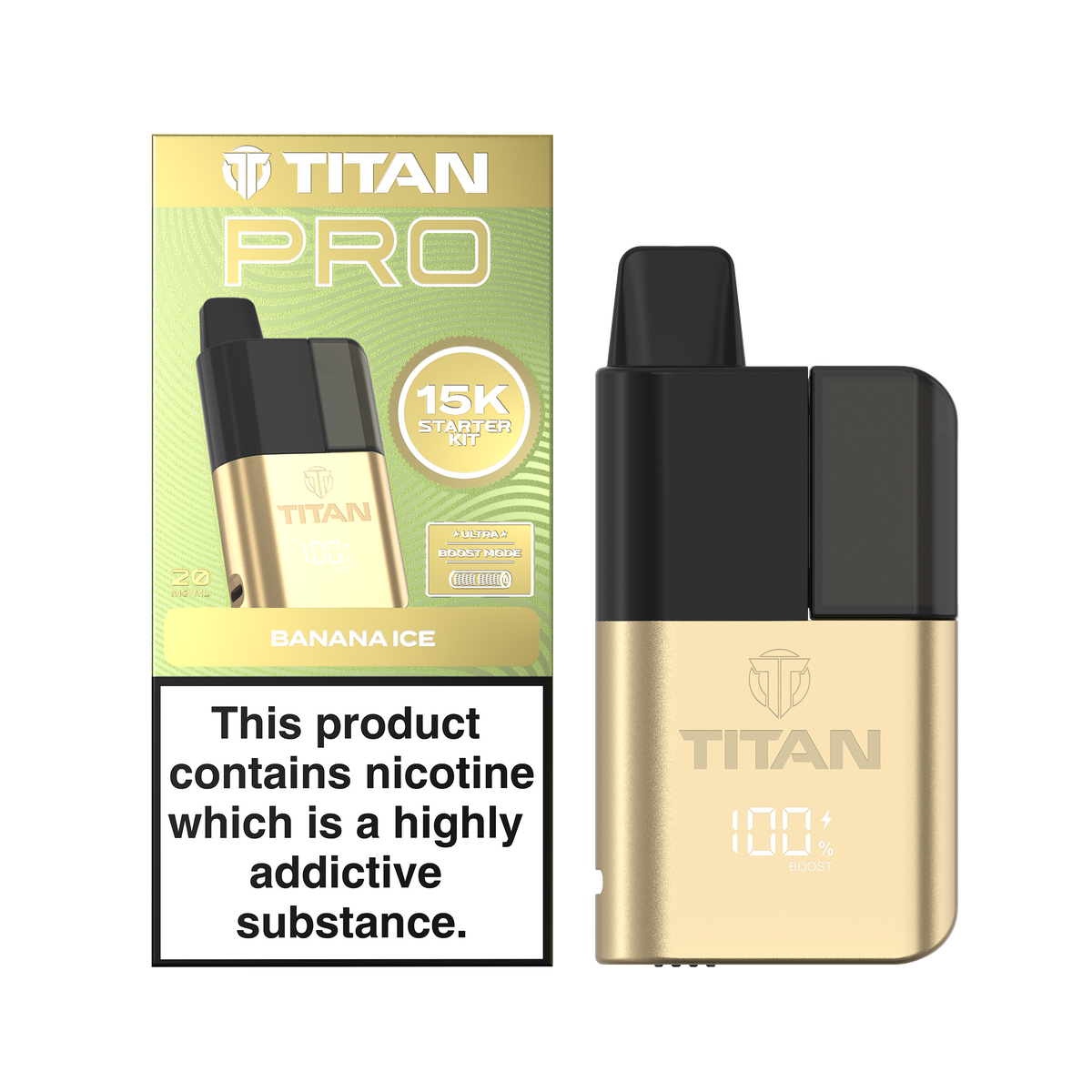 Titan Pro 15K Prefilled Vape Kit