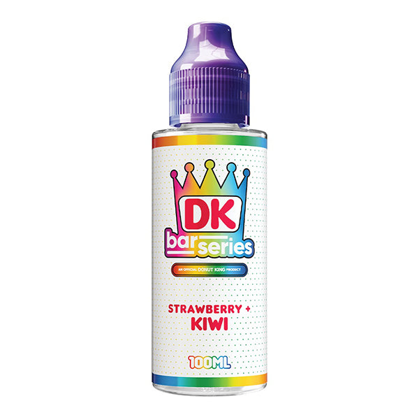 DONUT KING BAR SERIES - STRAWBERRY KIWI 0MG 100ML SHORTFILL
