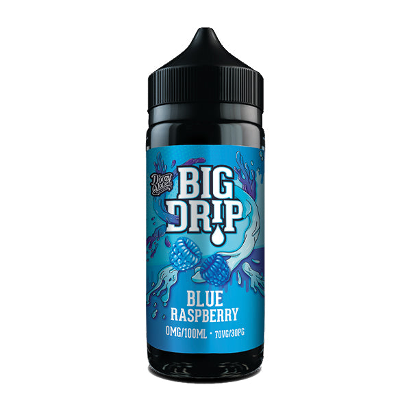 DOOZY VAPE - BIG DRIP BLUE RASPBERRY 0MG 100ML SHORTFILL