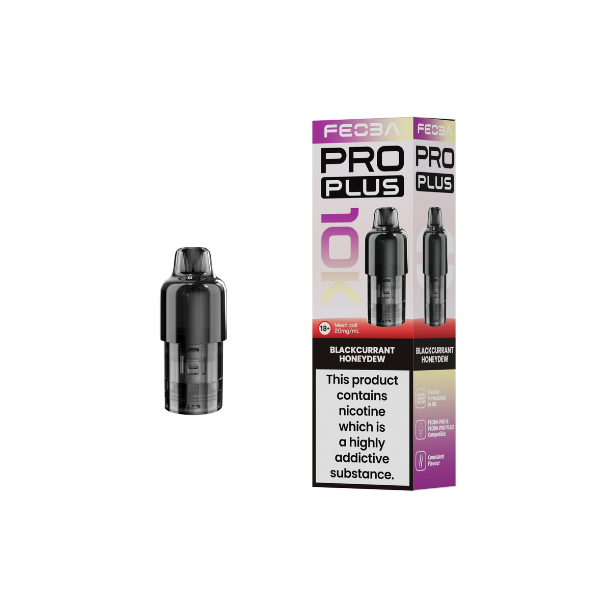 Feoba Pro Plus 10K Prefilled Pod 20mg