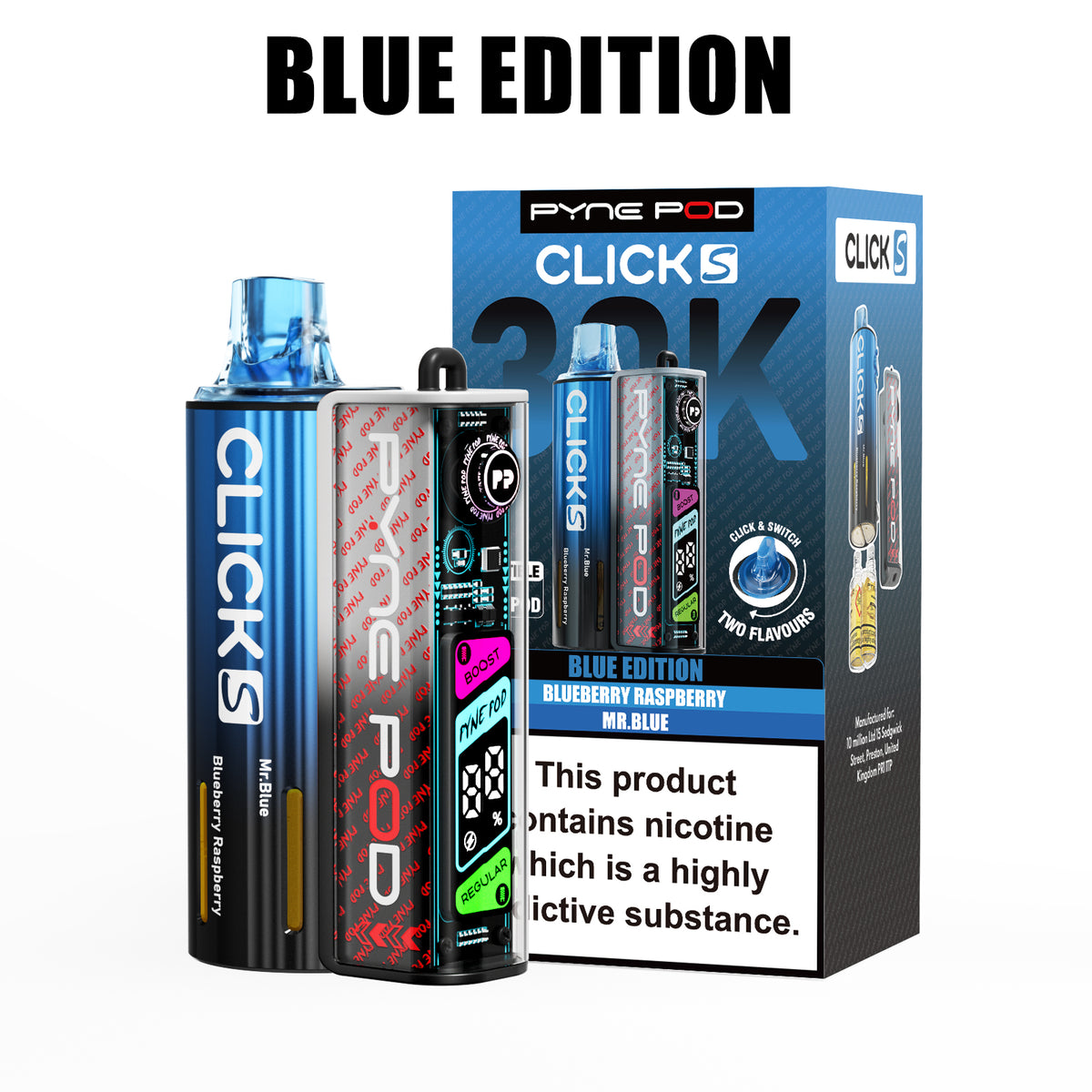 Pyne Pod Click S 30K Prefilled Vape Kit