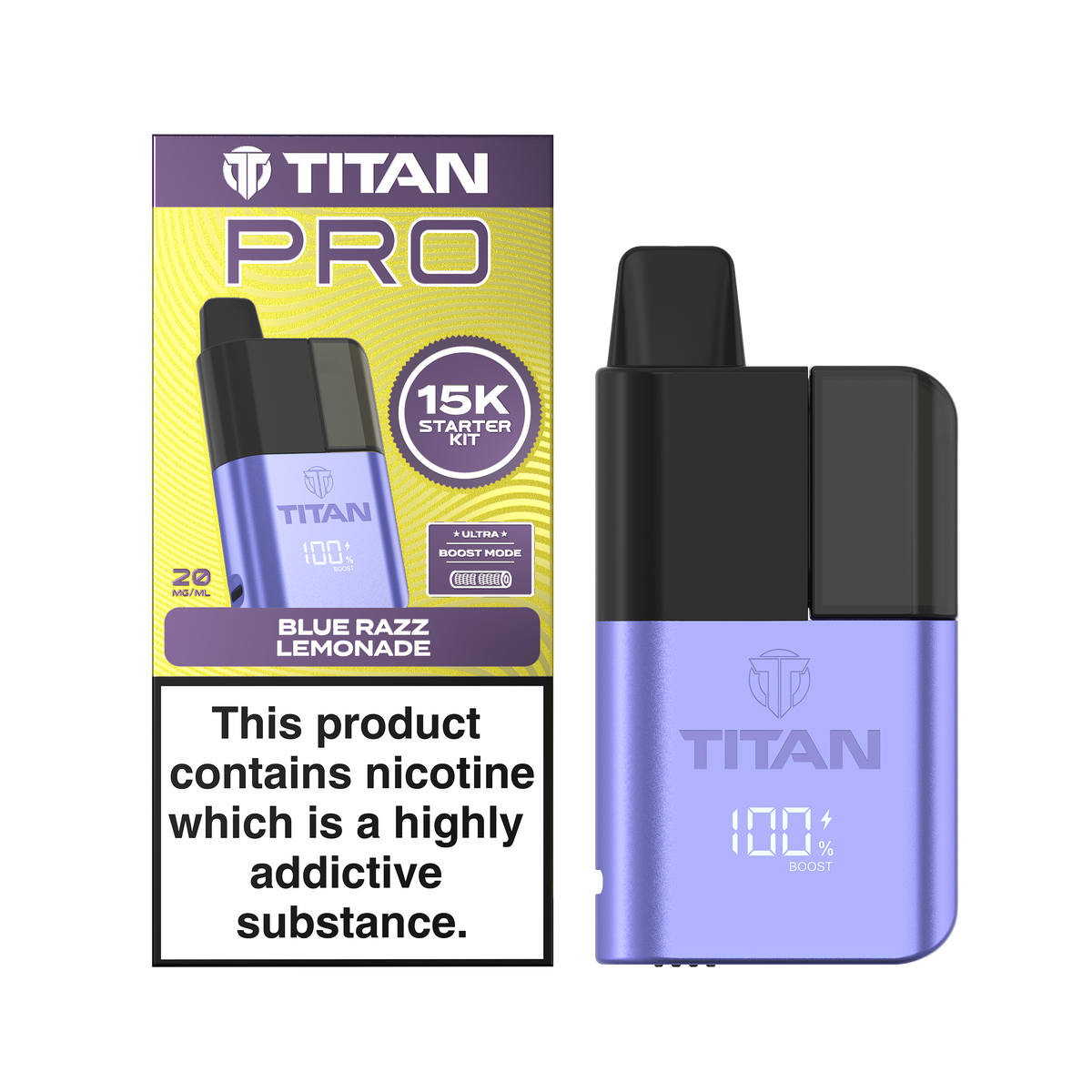Titan Pro 15K Prefilled Vape Kit