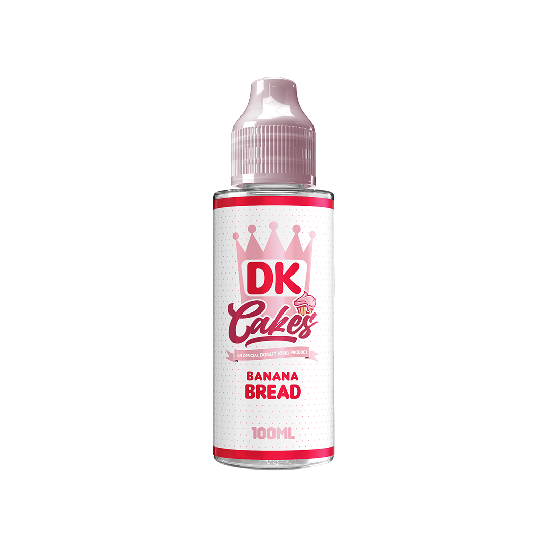 DONUT KING CAKE - BANANA BREAD 0MG 100ML SHORTFILL