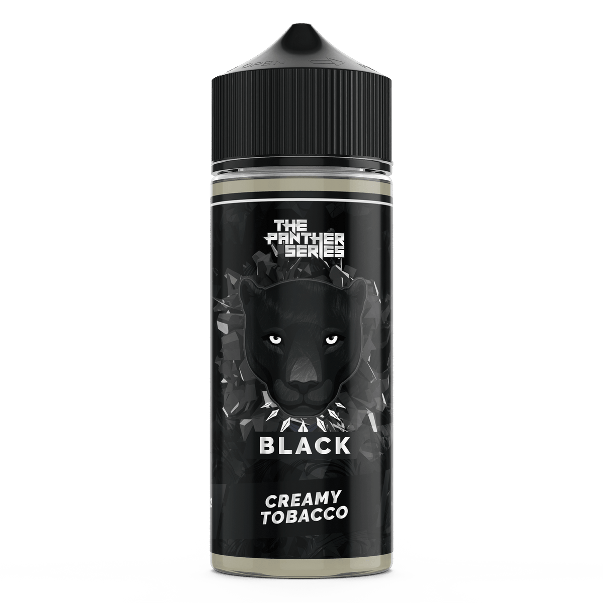 Dr Vapes The Panther Series - Black Creamy Tobacco 100ml 0mg shortfill e-liquid