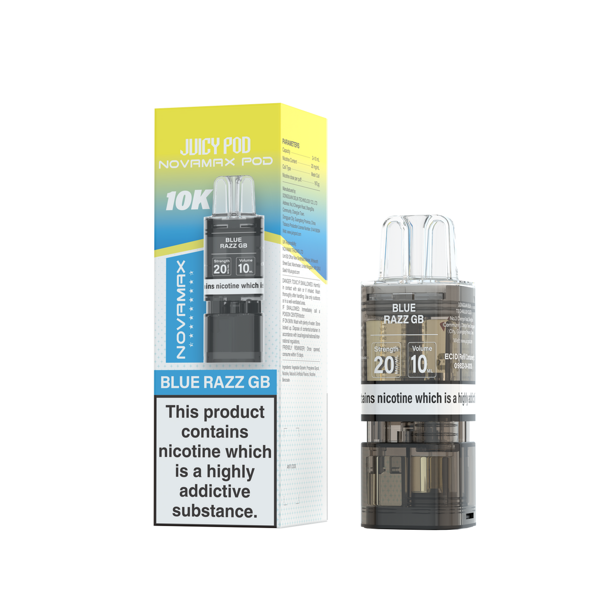 Juicy Pod NOVAMAX 10K Prefilled Pod